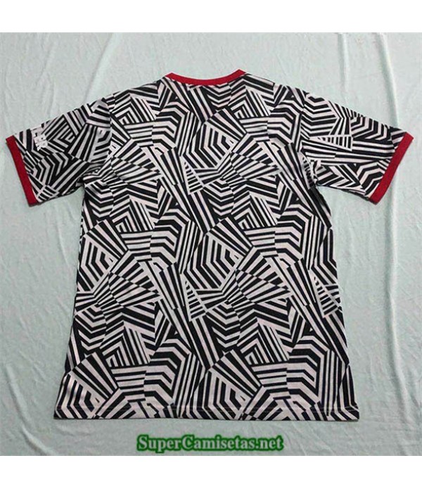Tailandia Pre Match Equipacion Camiseta Manchester United Negro/blanco 2020/21