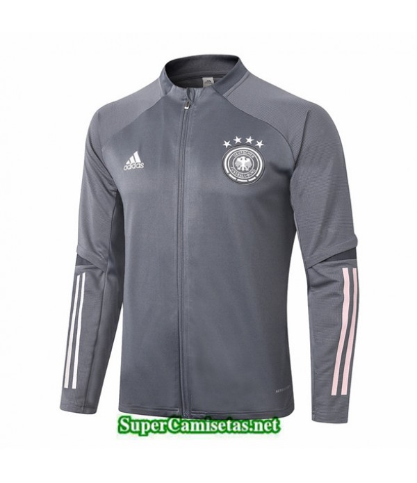 Tailandia Camiseta Alemania Chaqueta Gris Oscuro 2...