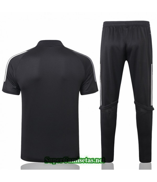 Tailandia Camiseta Kit De Entrenamiento Argentina Polo Negro 2020/21
