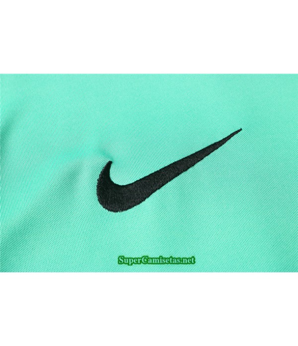 Tailandia Camiseta Kit De Entrenamiento Barcelona Polo Verde Claro 2020/21
