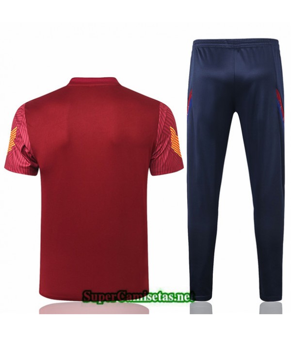 Tailandia Camiseta Kit De Entrenamiento Barcelona Rojo Oscuro 2020/21