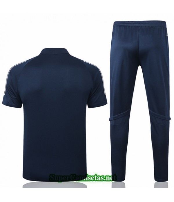 Tailandia Camiseta Kit De Entrenamiento Cruzeiro Polo Azul Oscuro 2020/21