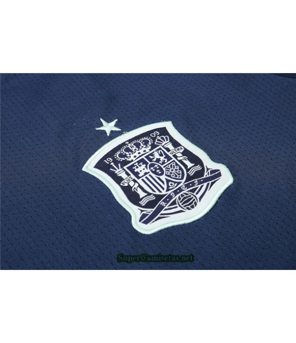 Tailandia Camiseta Kit De Entrenamiento Espana Azul Oscuro 2020/21