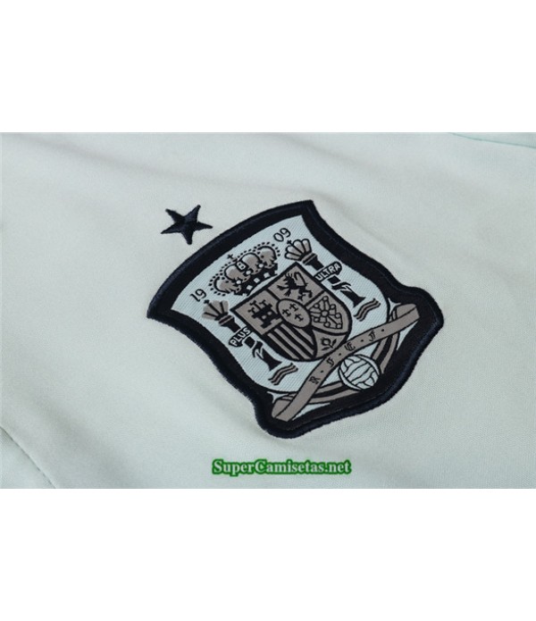 Tailandia Camiseta Kit De Entrenamiento Espana Polo Verde Claro 2020/21