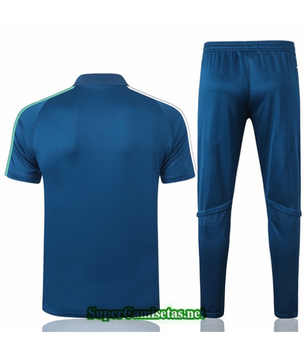 Tailandia Camiseta Kit De Entrenamiento Flamengo Polo Azul Oscuro 2020/21