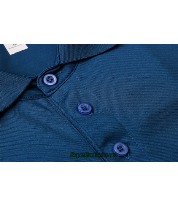 Tailandia Camiseta Kit De Entrenamiento Flamengo Polo Azul Oscuro 2020/21