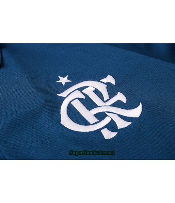 Tailandia Camiseta Kit De Entrenamiento Flamengo Polo Azul Oscuro 2020/21