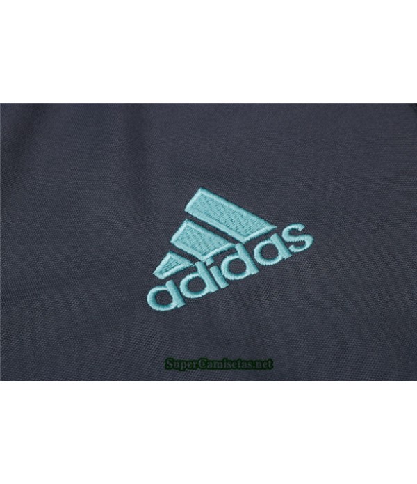 Tailandia Camiseta Kit De Entrenamiento Juventus Polo Gris/azul 2020/21