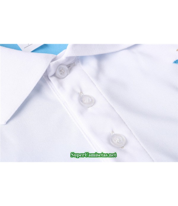 Tailandia Camiseta Kit De Entrenamiento Marsella Polo Azul/blanco 2020/21