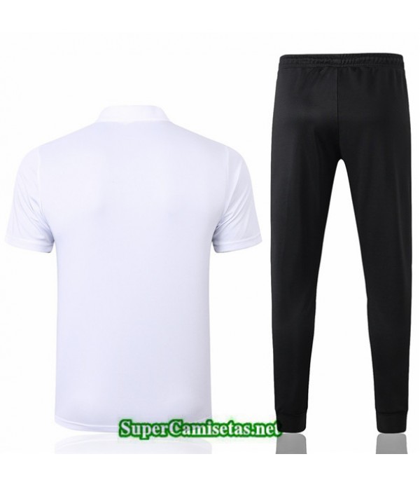 Tailandia Camiseta Kit De Entrenamiento Psg Jordan Polo Blanco 2020/21