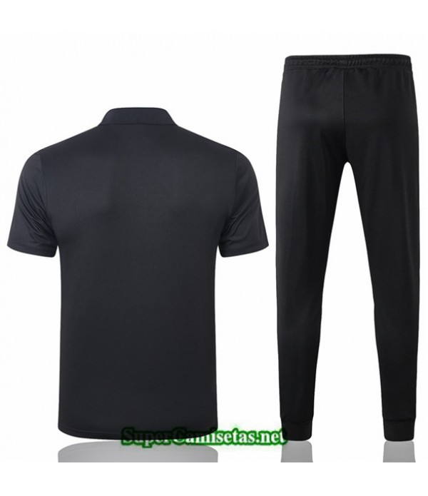 Tailandia Camiseta Kit De Entrenamiento Psg Jordan Polo Negro 2020/21