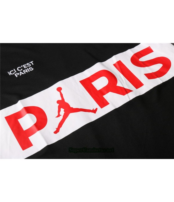 Tailandia Camiseta Kit De Entrenamiento Psg Negro (blanco Pris Logo) 2020/21