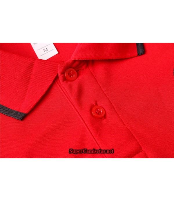 Tailandia Camiseta Kit De Entrenamiento Psg Polo Rojo/negro 2020/21