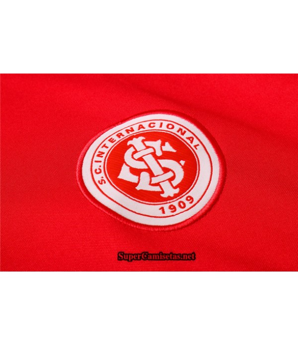 Tailandia Camiseta Kit De Entrenamiento Sc Internacional Polo Rojo 2020/21