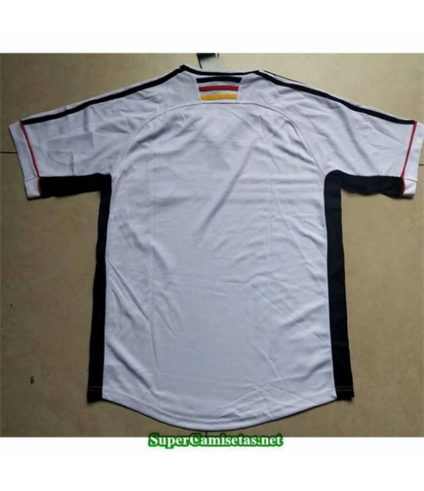 Tailandia Camisetas Clasicas Alemania Blanco Hombre 1998