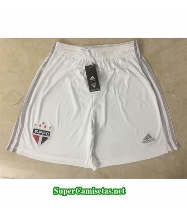 Tailandia Camisetas Sao Paulo Pantalones Blanco 2019/20