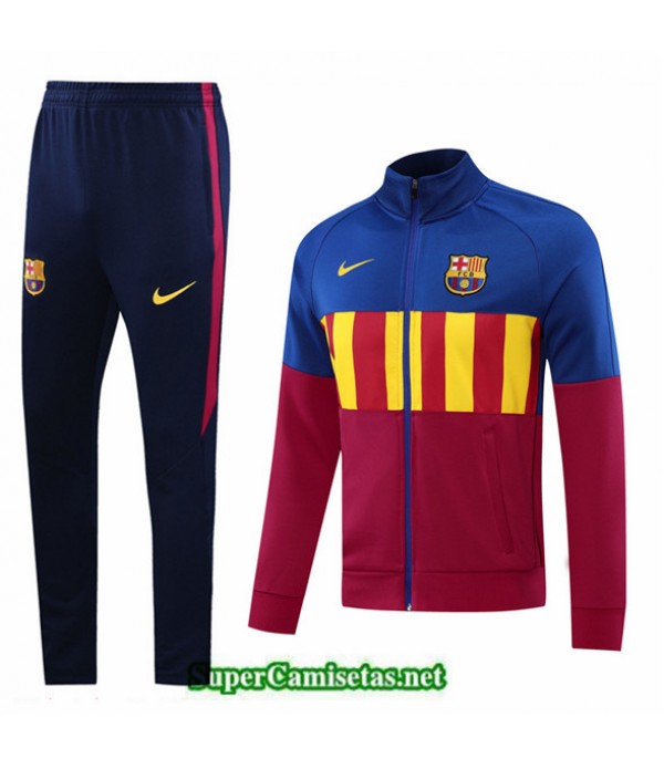 Tailandia Chaqueta Chandal Barcelona Azul/rosa 2020/21