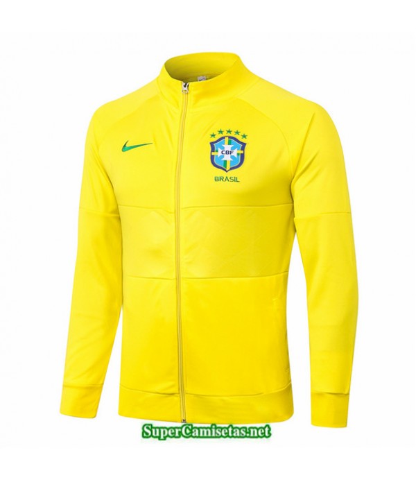 Tailandia Camiseta Brasil Chaqueta Amarillo 2020/21
