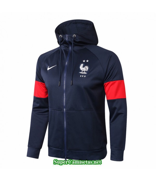 Tailandia Camiseta Francia Chaqueta Sombrero Azul Marino 2020/21