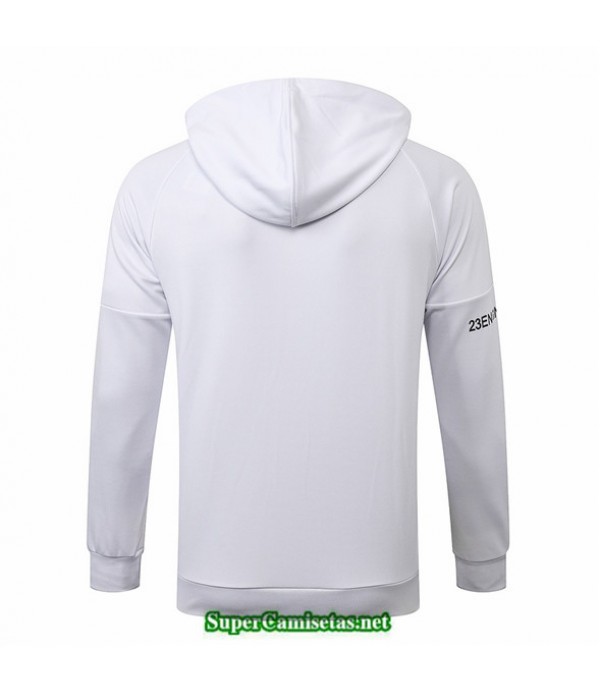 Tailandia Camiseta Jordan Chaqueta Sombrero Blanco 2020/21