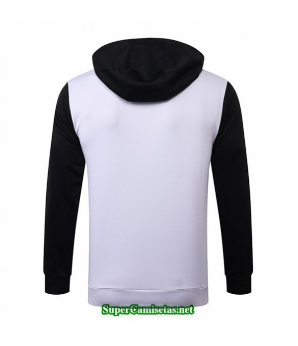 Tailandia Camiseta Jordan Sudadera Con Capucha Blanco/negro 2020/21