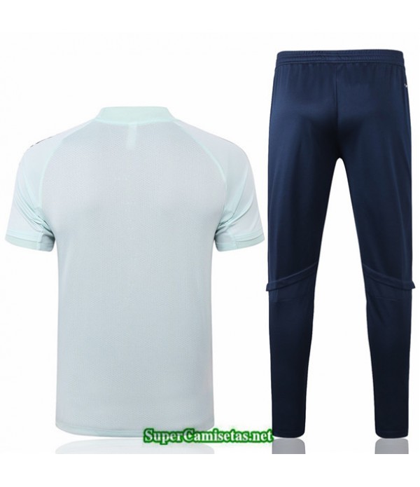 Tailandia Camiseta Kit De Entrenamiento España Verde Claro 2020/21