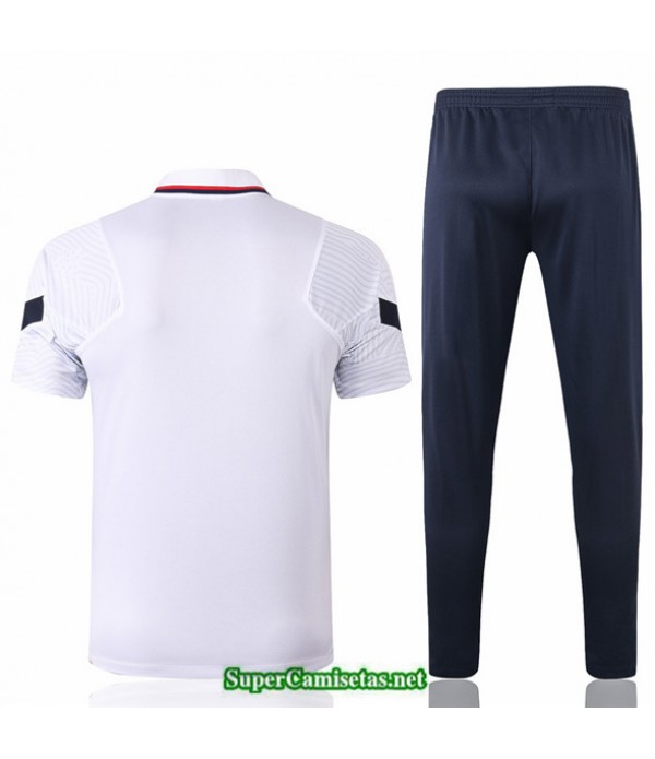 Tailandia Camiseta Kit De Entrenamiento Francia Polo Blanco 2020/21