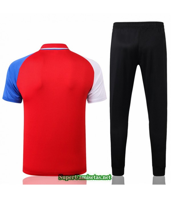 Tailandia Camiseta Kit De Entrenamiento Jordan Polo Rojo/blanco/azul 2020/21