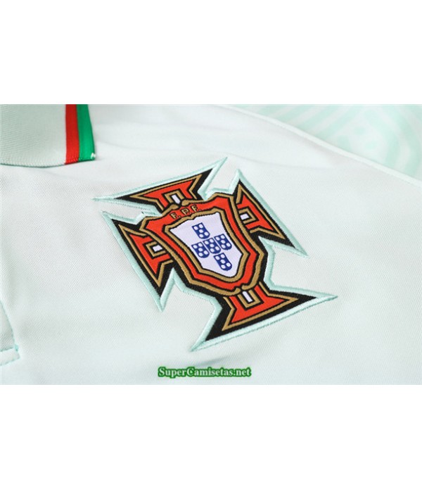 Tailandia Camiseta Kit De Entrenamiento Portugal Polo Verde 2020/21