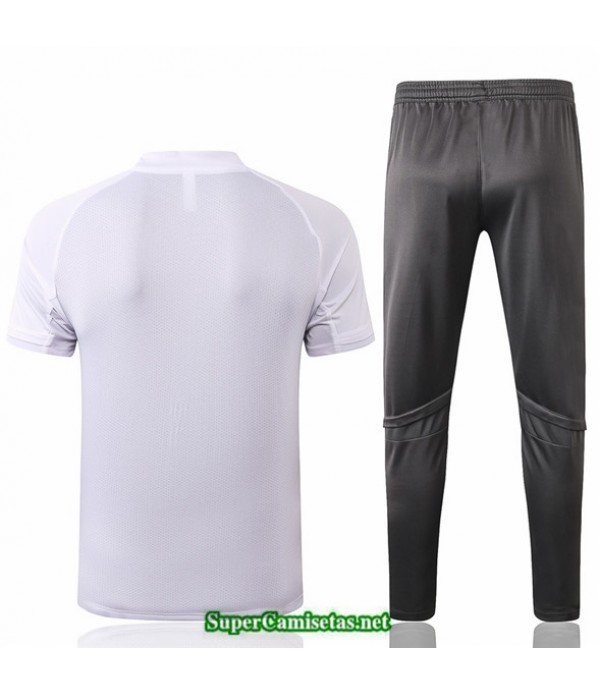 Tailandia Camiseta Kit De Entrenamiento Real Madrid Blanco 2020/21
