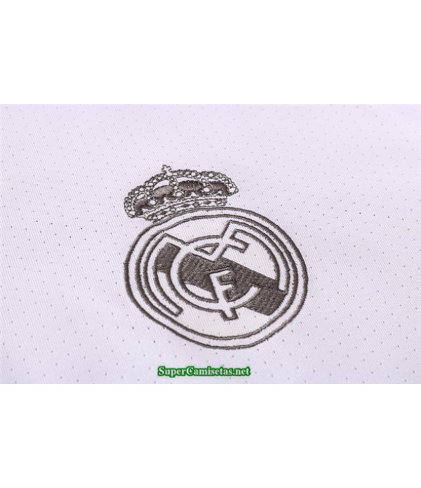 Tailandia Camiseta Kit De Entrenamiento Real Madrid Blanco 2020/21