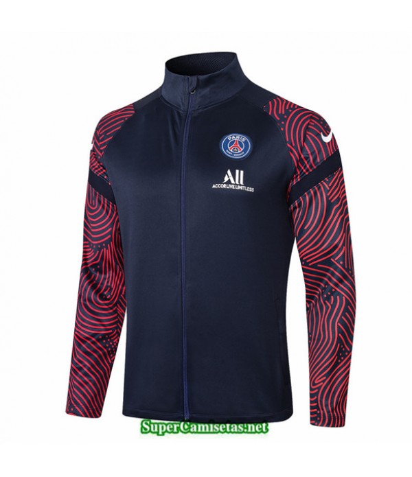 Tailandia Camiseta Psg Chaqueta Azul Marino/rojo C...