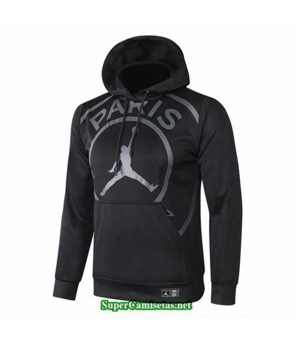 Tailandia Camiseta Psg Jordan Sudadera Con Capucha Negro/gris 2020/21