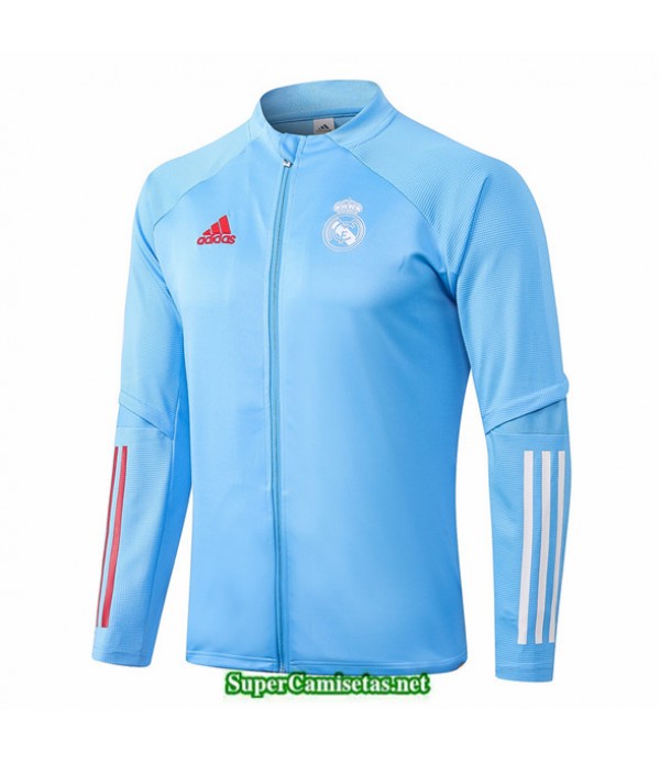 Tailandia Camiseta Real Madrid Chaqueta Azul Claro...