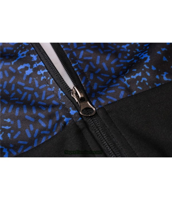 Tailandia Chaqueta Chandal Inter Milan Azul Oscuro/negro 2020/21