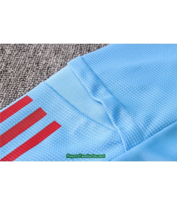 Tailandia Chaqueta Chandal Real Madrid Azul Claro 2020/21