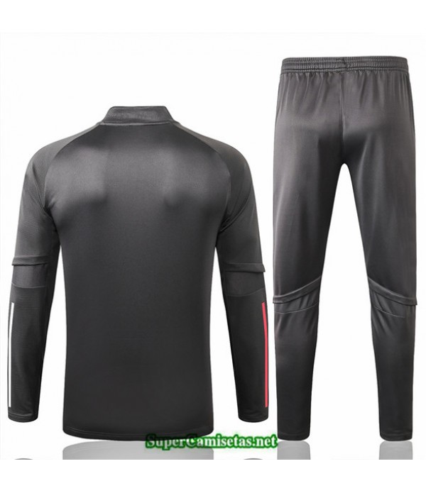 Tailandia Chaqueta Chandal Real Madrid Gris Oscuro 2020/21