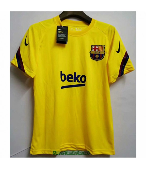Tailandia Equipacion Camiseta Barcelona Amarillo 2...