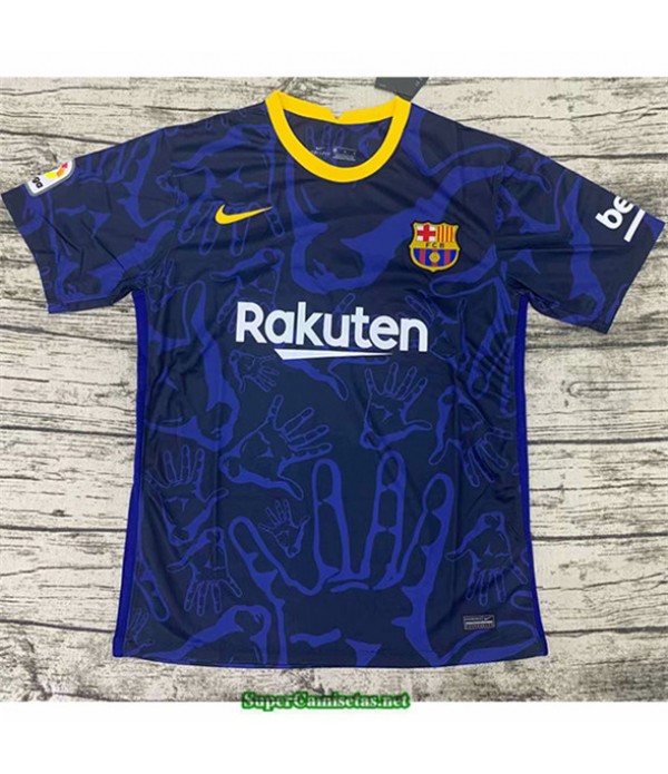 Tailandia Equipacion Camiseta Barcelona Training Azul 2020/21