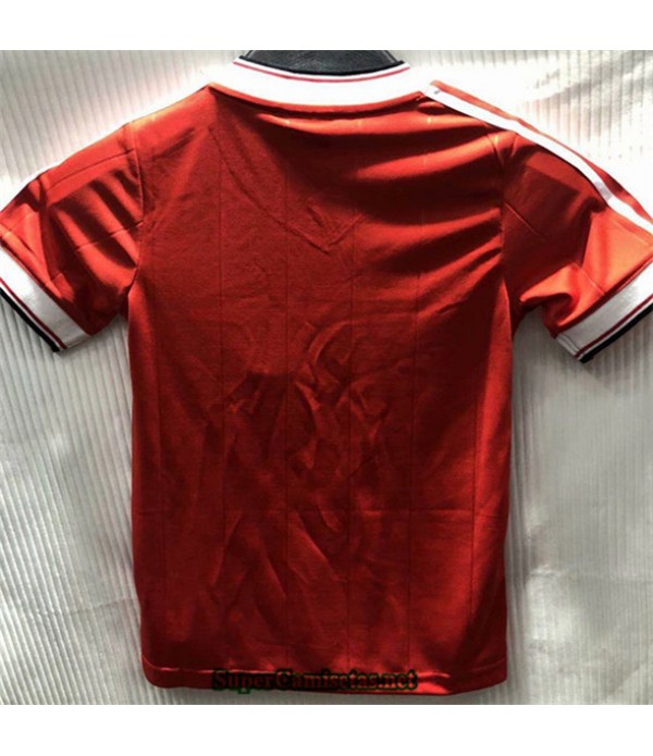 Tailandia Equipacion Camiseta Camisetas Clasicas Manchester United Niños Rojo 1984