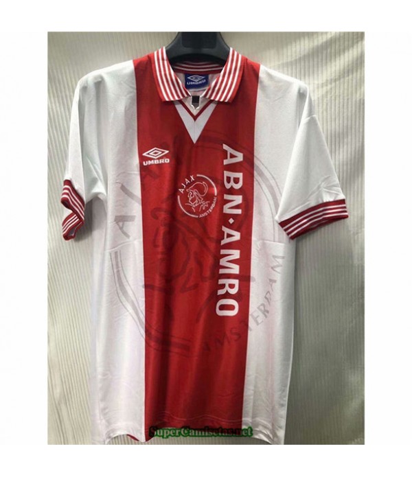 Tailandia Primera Equipacion Camiseta Camisetas Clasicas Ajax Hombre 1995