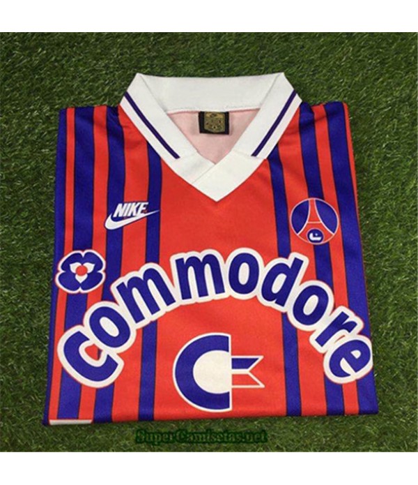 Tailandia Primera Equipacion Camiseta Camisetas Clasicas Psg Hombre 1993 94