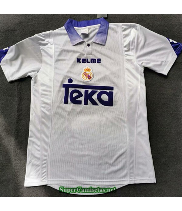 Tailandia Primera Equipacion Camiseta Camisetas Clasicas Real Madrid Hombre 1997 98