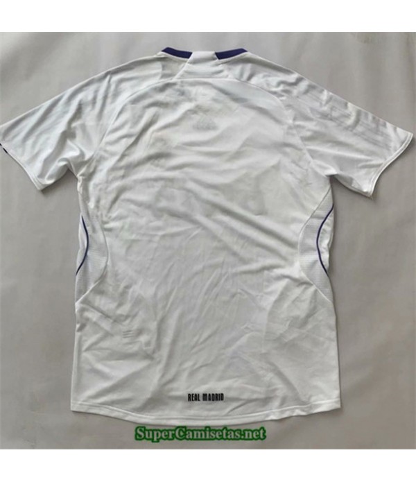 Tailandia Primera Equipacion Camiseta Camisetas Clasicas Real Madrid Hombre 2007 08