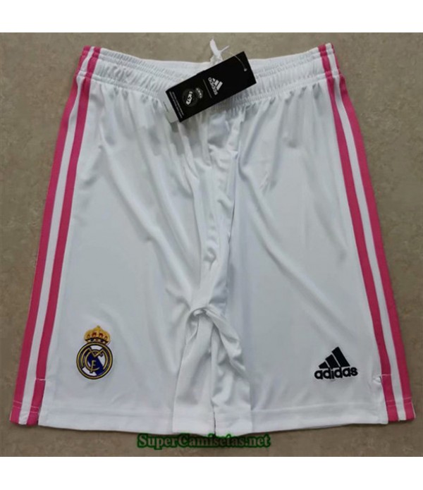 Tailandia Primera Equipacion Camiseta Real Madrid Pantalones 2020/21