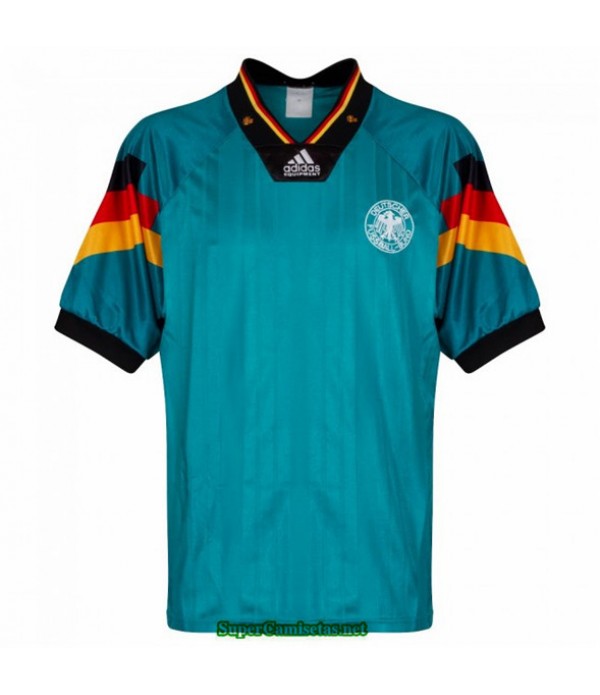 Tailandia Segunda Equipacion Camiseta Camisetas Clasicas Alemania Hombre Verde 1992