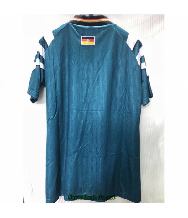 Tailandia Segunda Equipacion Camiseta Camisetas Clasicas Alemania Hombre Verde 1996 1998