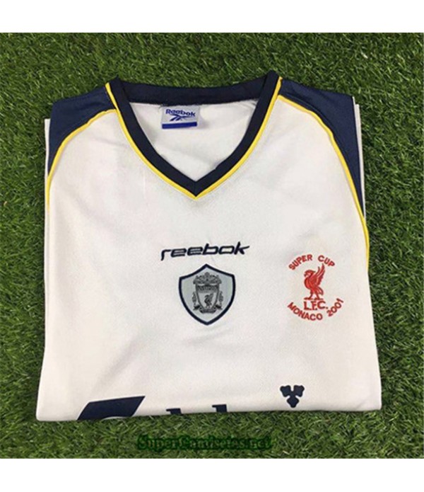 Tailandia Segunda Equipacion Camiseta Camisetas Clasicas Liverpool Hombre 2001