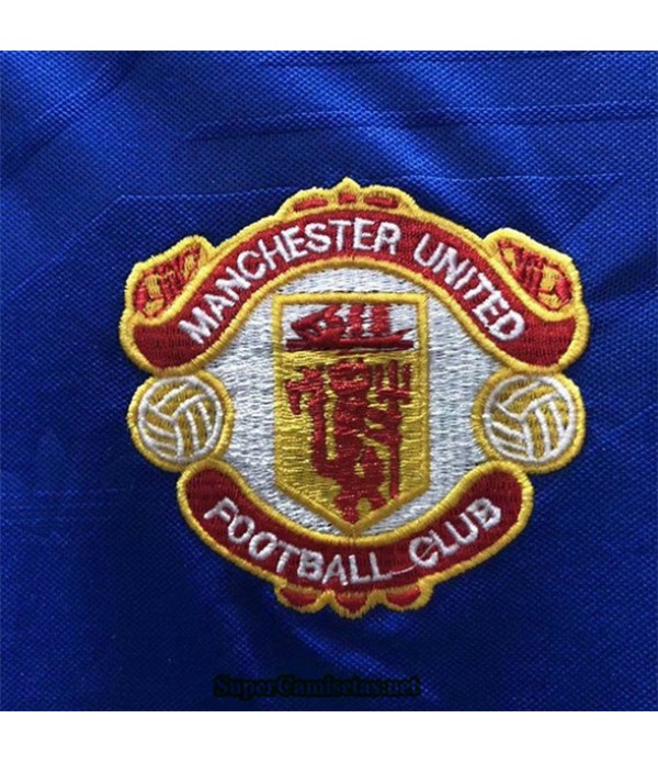 Tailandia Tercera Equipacion Camiseta Camisetas Clasicas Manchester United Hombre 1986