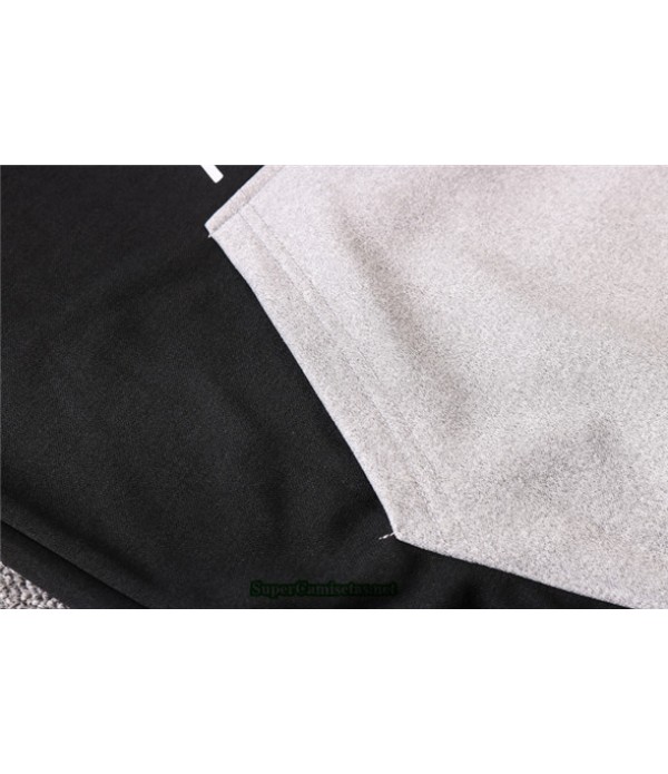 Tailandia Sudaderas De Futbol Jordan Negro/gris 2020/21